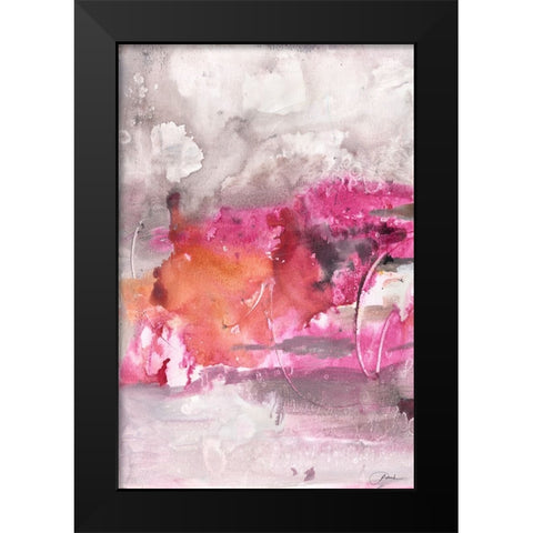 Oh Joy II Black Modern Wood Framed Art Print by Combs, Joyce
