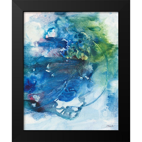 Solitary II Black Modern Wood Framed Art Print by Combs, Joyce