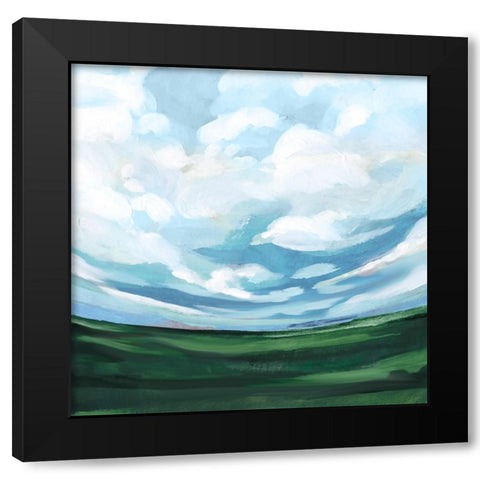 Crisp Horizon I Black Modern Wood Framed Art Print by Barnes, Victoria