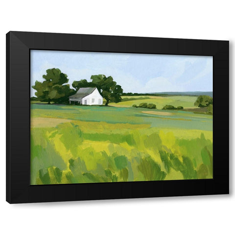 Meadow Lane I Black Modern Wood Framed Art Print by Barnes, Victoria