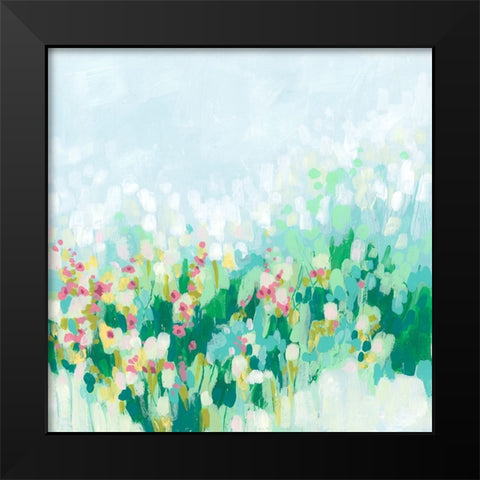 Lovely Meadow II Black Modern Wood Framed Art Print by Vess, June Erica