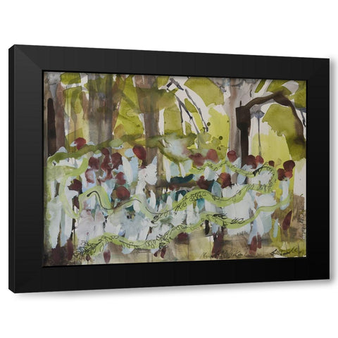 The Graduation I Black Modern Wood Framed Art Print by Ferrell, Erin McGee