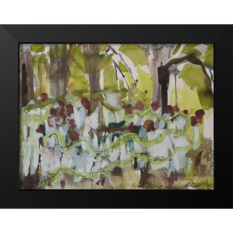 The Graduation I Black Modern Wood Framed Art Print by Ferrell, Erin McGee