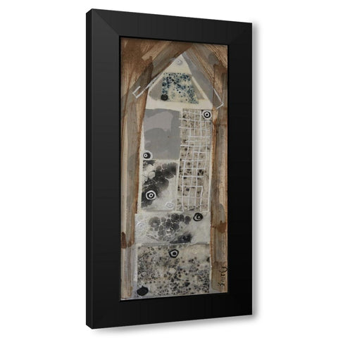 Honey Bee House I Black Modern Wood Framed Art Print with Double Matting by Ferrell, Erin McGee