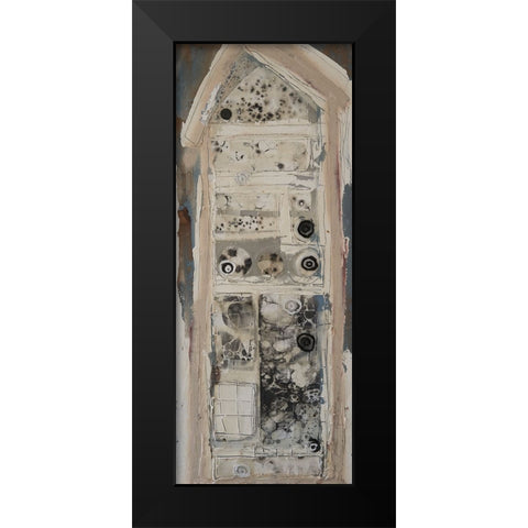Honey Bee House II Black Modern Wood Framed Art Print by Ferrell, Erin McGee