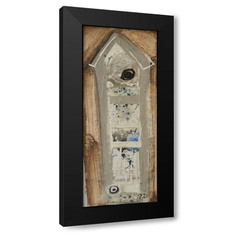 Honey Bee House IV Black Modern Wood Framed Art Print by Ferrell, Erin McGee