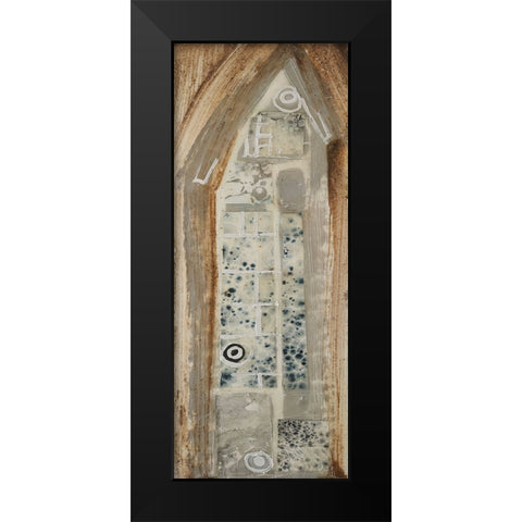 Honey Bee House V Black Modern Wood Framed Art Print by Ferrell, Erin McGee