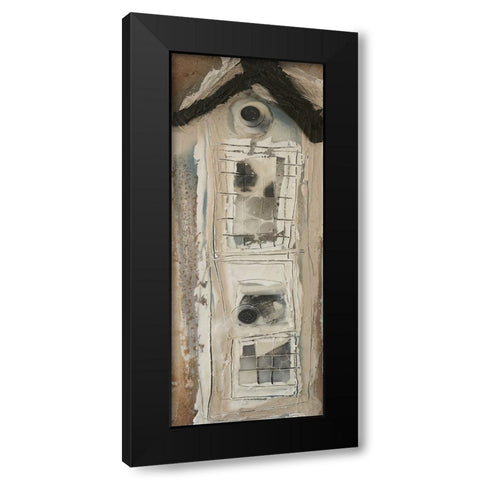 Honey Bee House VI Black Modern Wood Framed Art Print by Ferrell, Erin McGee