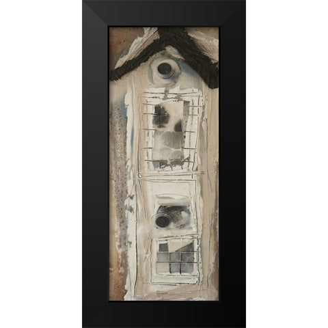 Honey Bee House VI Black Modern Wood Framed Art Print by Ferrell, Erin McGee