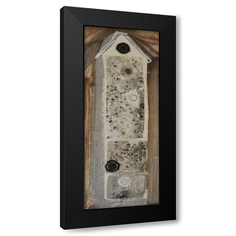 Honey Bee House VIII Black Modern Wood Framed Art Print with Double Matting by Ferrell, Erin McGee