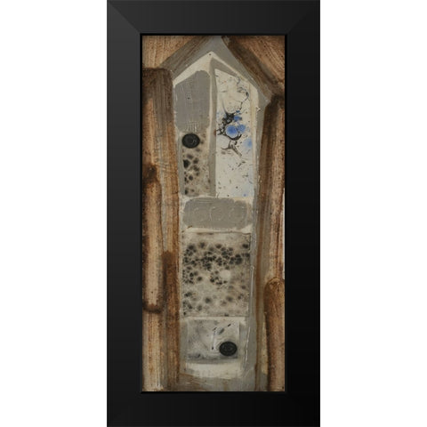 Honey Bee House IX Black Modern Wood Framed Art Print by Ferrell, Erin McGee