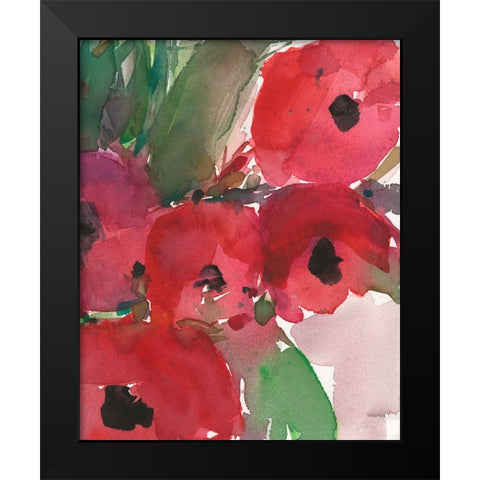 Behind the Meaning of Tulips II Black Modern Wood Framed Art Print by Dixon, Samuel