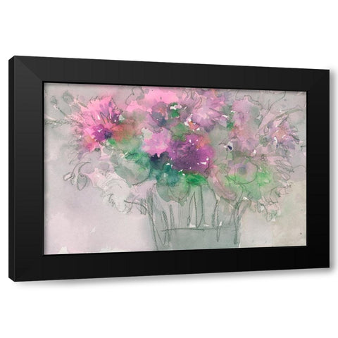 The Table Arrangement I Black Modern Wood Framed Art Print with Double Matting by Dixon, Samuel