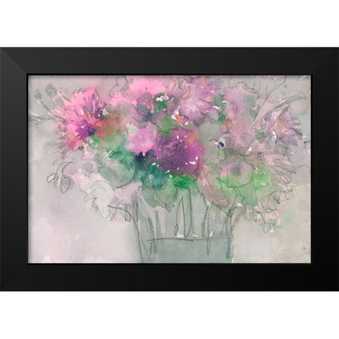 The Table Arrangement I Black Modern Wood Framed Art Print by Dixon, Samuel