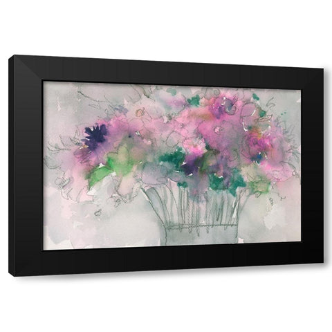 The Table Arrangement II Black Modern Wood Framed Art Print by Dixon, Samuel