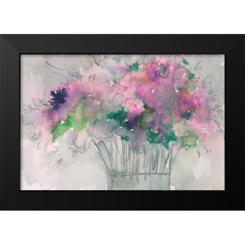 The Table Arrangement II Black Modern Wood Framed Art Print by Dixon, Samuel