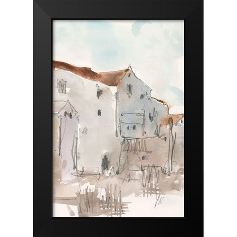 Another Frigiliana Sketch II Black Modern Wood Framed Art Print by Dixon, Samuel