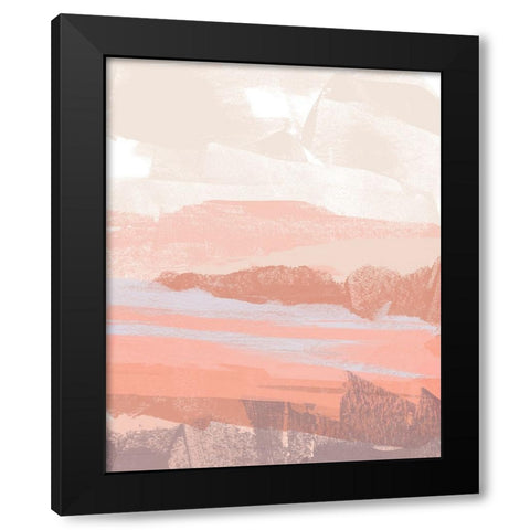 Paper Desert I Black Modern Wood Framed Art Print by Green, Jacob