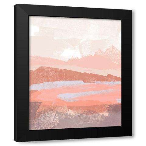 Paper Desert II Black Modern Wood Framed Art Print with Double Matting by Green, Jacob