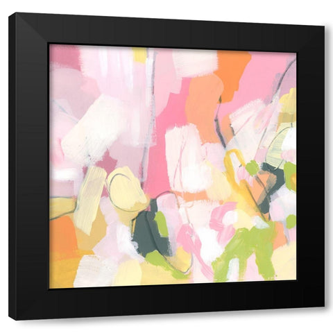Citrus Prism III Black Modern Wood Framed Art Print with Double Matting by Vess, June Erica