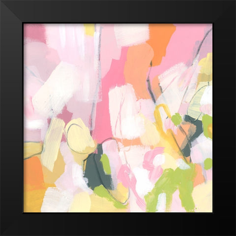 Citrus Prism III Black Modern Wood Framed Art Print by Vess, June Erica