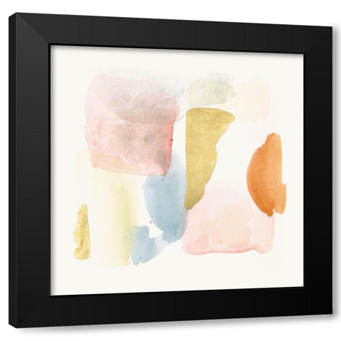 Like Clouds II Black Modern Wood Framed Art Print by Wang, Melissa