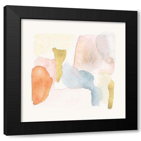 Like Clouds IV Black Modern Wood Framed Art Print with Double Matting by Wang, Melissa