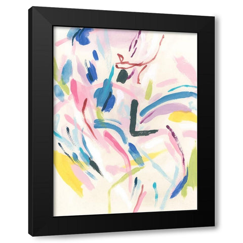 Petit Allegro I Black Modern Wood Framed Art Print with Double Matting by Vess, June Erica