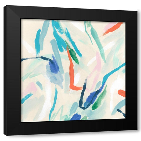 Spatial Interaction I Black Modern Wood Framed Art Print by Vess, June Erica