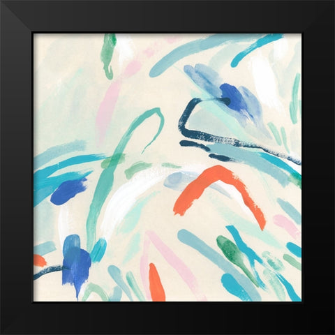 Spatial Interaction II Black Modern Wood Framed Art Print by Vess, June Erica