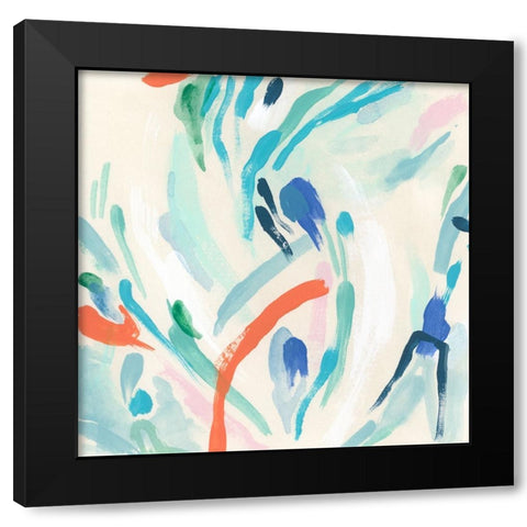 Spatial Interaction III Black Modern Wood Framed Art Print with Double Matting by Vess, June Erica