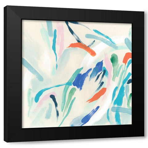 Spatial Interaction IV Black Modern Wood Framed Art Print by Vess, June Erica