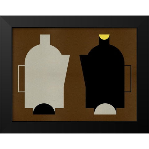 Shadow Vessle II Black Modern Wood Framed Art Print by Wang, Melissa