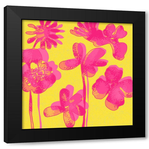 Sweet Honey II Black Modern Wood Framed Art Print with Double Matting by Wang, Melissa