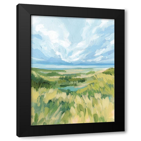 Coastal Dune I Black Modern Wood Framed Art Print by Barnes, Victoria