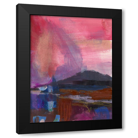 Carmine Skies  III Black Modern Wood Framed Art Print with Double Matting by Quin, Marabeth