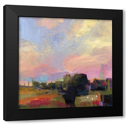 Gods Country  IV Black Modern Wood Framed Art Print by Quin, Marabeth