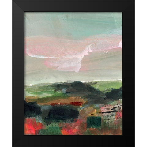 Open Roads III Black Modern Wood Framed Art Print by Quin, Marabeth