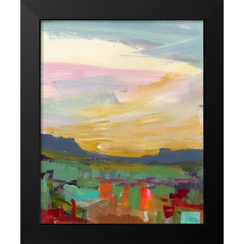 Open Roads IV Black Modern Wood Framed Art Print by Quin, Marabeth