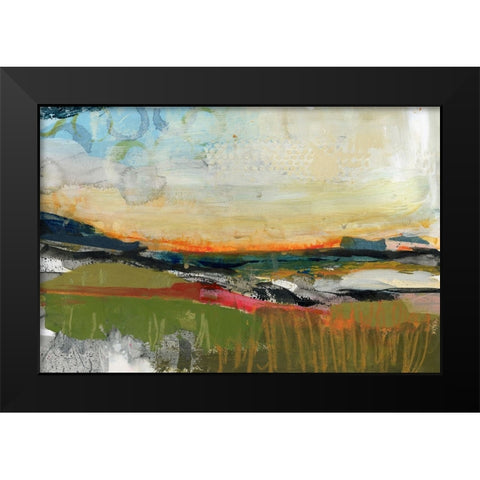 The Long Way Home I Black Modern Wood Framed Art Print by Quin, Marabeth