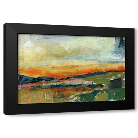 The Long Way Home II Black Modern Wood Framed Art Print with Double Matting by Quin, Marabeth