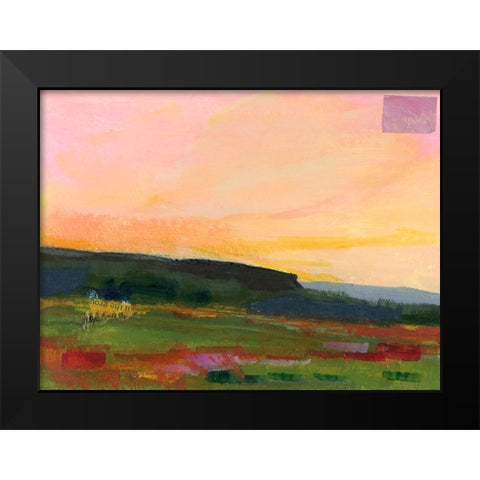 The Western Sky II Black Modern Wood Framed Art Print by Quin, Marabeth
