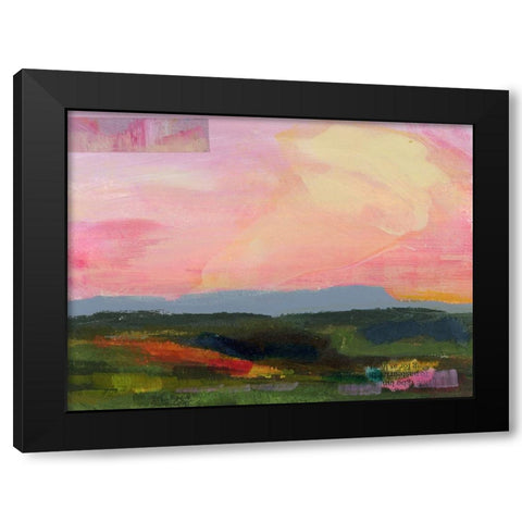 The Western Sky III Black Modern Wood Framed Art Print with Double Matting by Quin, Marabeth