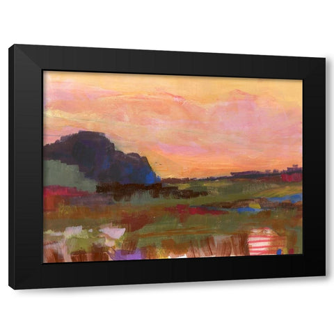 The Western Sky IV Black Modern Wood Framed Art Print with Double Matting by Quin, Marabeth