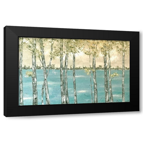 Last Summer Black Modern Wood Framed Art Print with Double Matting by Reynolds, Jade