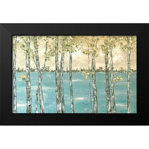 Last Summer Black Modern Wood Framed Art Print by Reynolds, Jade