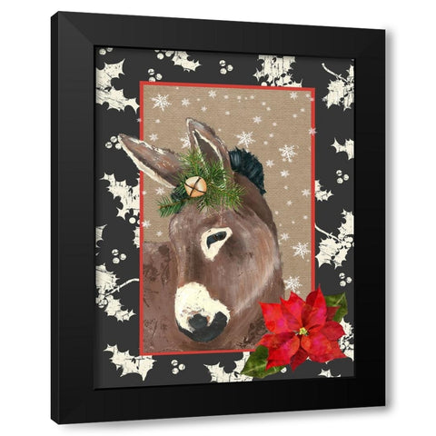 County Christmas Farm III Black Modern Wood Framed Art Print by Reynolds, Jade