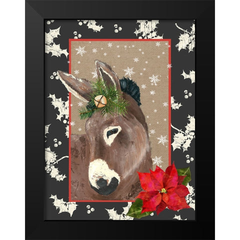 County Christmas Farm III Black Modern Wood Framed Art Print by Reynolds, Jade