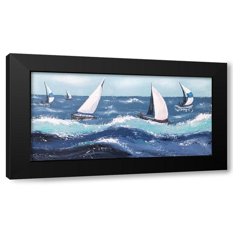 Final Sailing  III Black Modern Wood Framed Art Print with Double Matting by Reynolds, Jade
