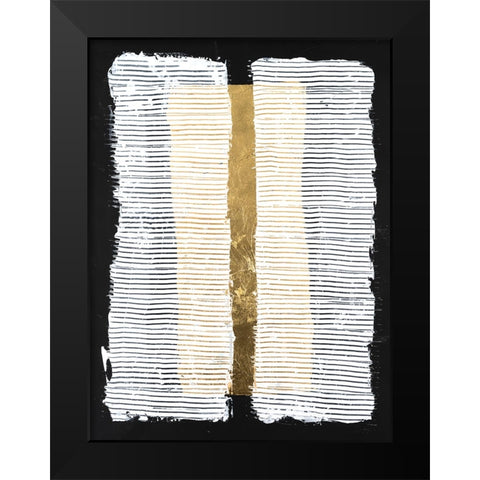 White Pillars I Black Modern Wood Framed Art Print by Willett, Michael